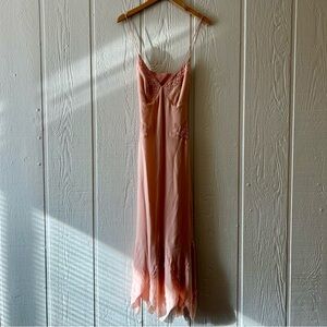 Elegant Blush Pink Slip Dress